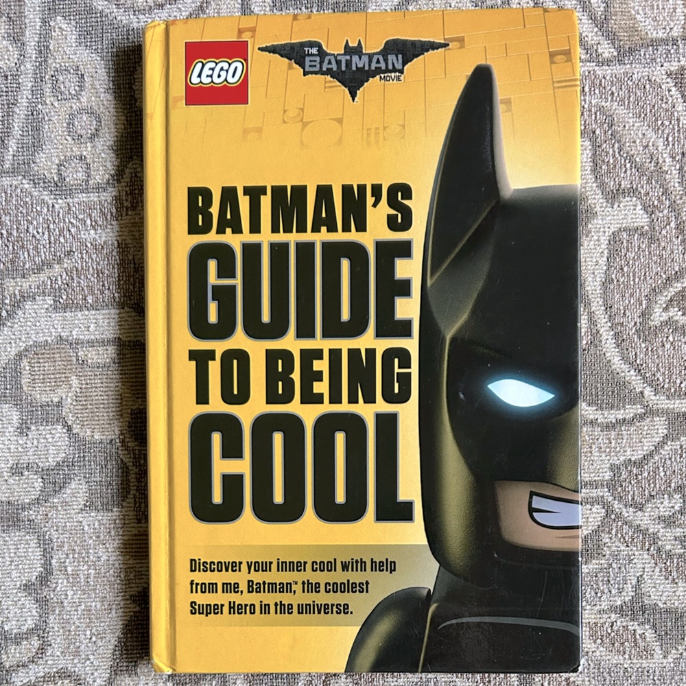 4/$20 Lego Batman’s Guide to Being Cool Hardcover Book.
